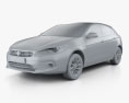 Fiat Ottimo 2017 3d model clay render