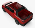 Fiat Strada CD Volcano 2023 3D模型 顶视图