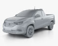Fiat Strada CS Freedom 2023 3D модель clay render
