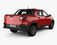 Fiat Strada CD Volcano with HQ interior 2023 3d model back view