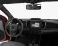 Fiat Strada CD Volcano con interior 2023 Modelo 3D dashboard