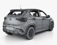 Fiat Argo HGT Opening Edition Mopar з детальним інтер'єром 2020 3D модель