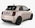 Fiat 500 3+1 2023 3d model back view