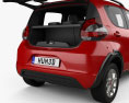 Fiat Mobi Way On з детальним інтер'єром 2020 3D модель