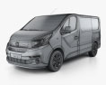 Fiat Talento Passenger Van 2018 3D模型 wire render