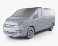 Fiat Talento Passenger Van 2018 3D模型 clay render