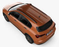 Fiat Tipo Cross hatchback 2024 Modello 3D vista dall'alto