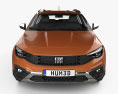 Fiat Tipo Cross 해치백 2024 3D 모델  front view
