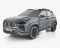 Fiat Pulse Impetus Turbo 2024 3D-Modell wire render