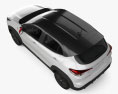 Fiat Pulse Abarth 2024 3D-Modell Draufsicht