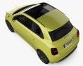 Fiat 500 Abarth e Scorpionissima 2024 3Dモデル top view