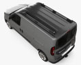 Fiat Doblo Cargo L2H1 з детальним інтер'єром 2018 3D модель top view