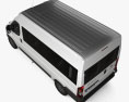 Fiat Ducato Passenger Van L2H2 2024 3D模型 顶视图