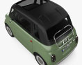 Fiat Topolino 2024 3d model top view