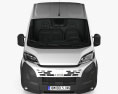 Fiat e-Ducato 패널 밴 L2H2 2024 3D 모델  front view