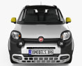 Fiat Pandina 2024 3D-Modell Vorderansicht