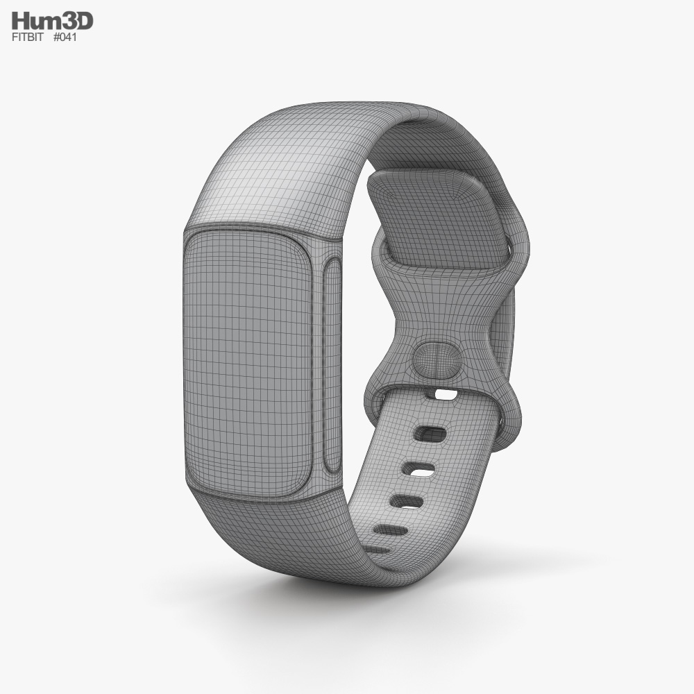 Fitbit Charge 5 Black 3D model