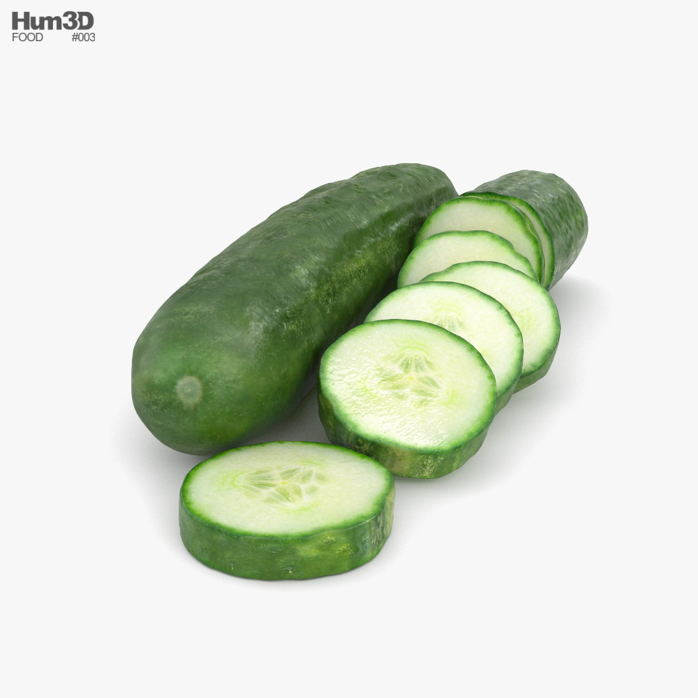 Cucumber 3D model