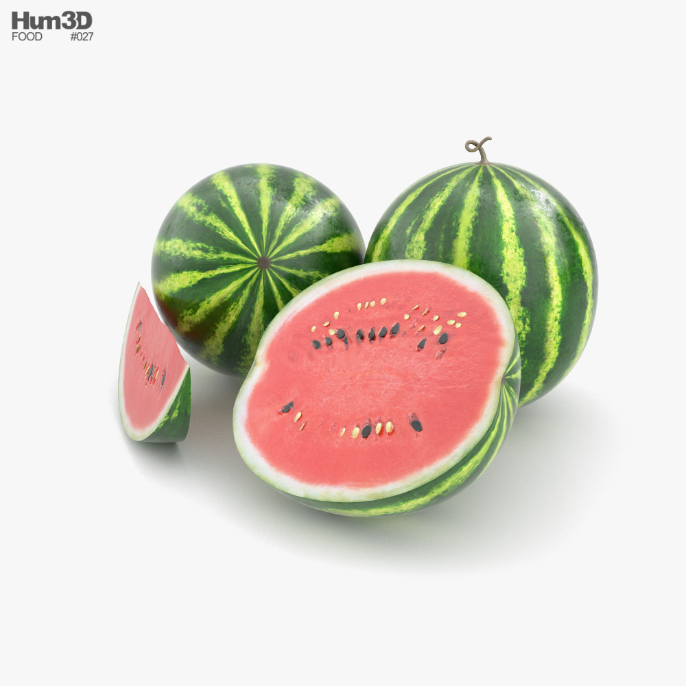 Watermelon 3D model