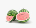 Wassermelone 3D-Modell