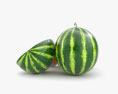 Wassermelone 3D-Modell