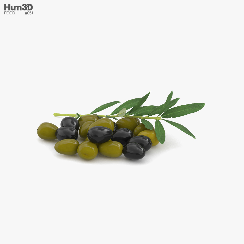 Olive 3D model