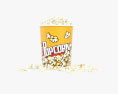 Popcorn 3d model