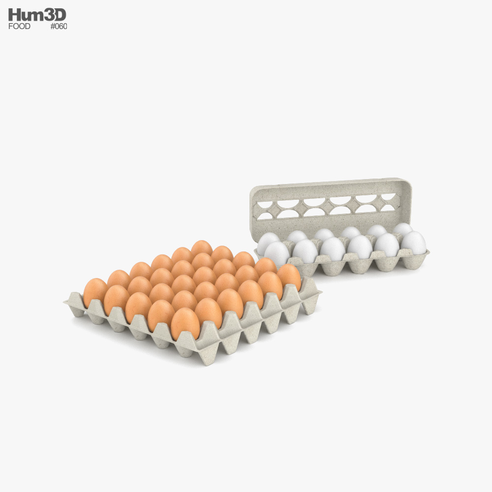 Des œufs Modèle 3D