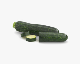 Zucchini 3D-Modell