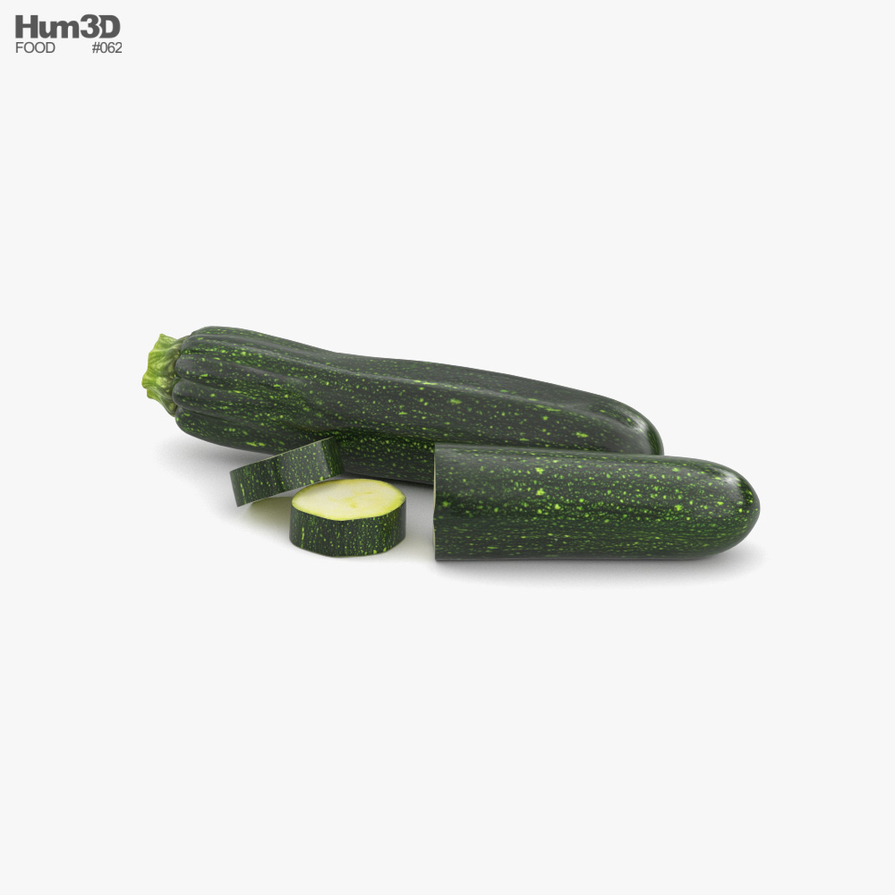 Zucchini 3D model