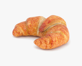 croissant 3d model