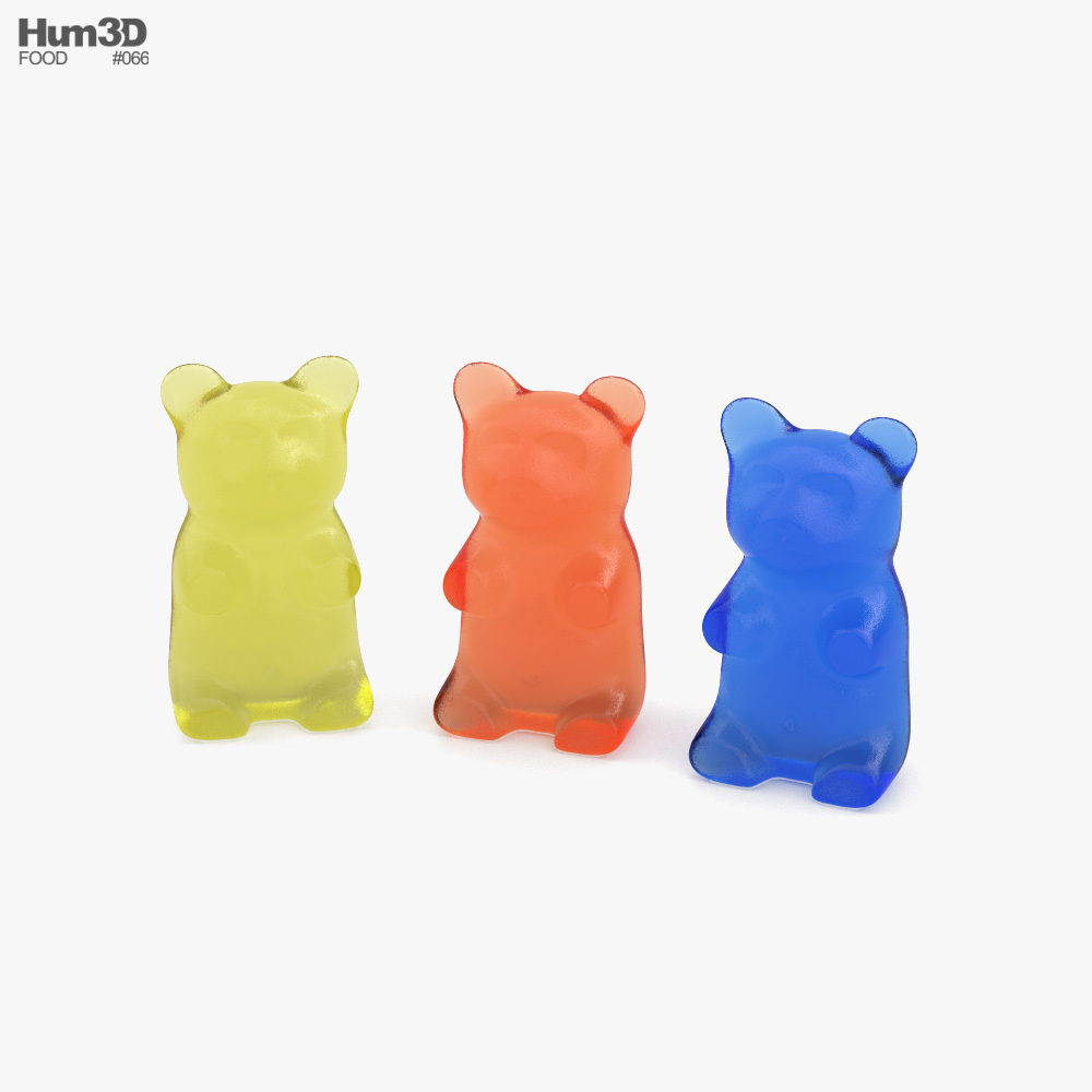 软糖熊 3D模型