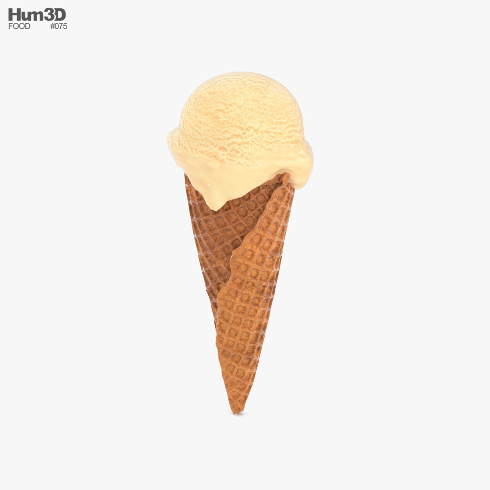 アイスクリーム 3Dモデル
