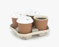 Держатель для кофе на вынос 3D модель
