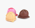 Ice Cream Balls 3d model