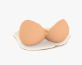 깨진 계란 3D 모델 