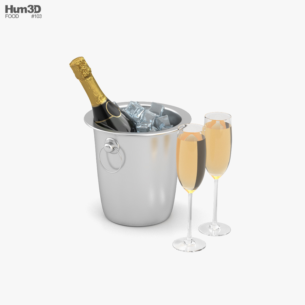 Champagne 3D model