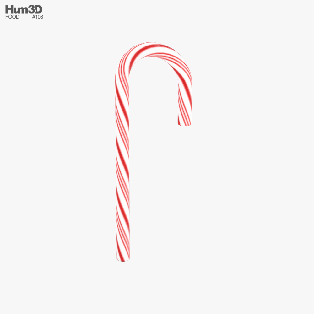 Candy Cane 3D model