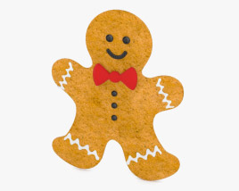 Gingerbread Man 3D model