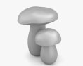Белый гриб 3D модель