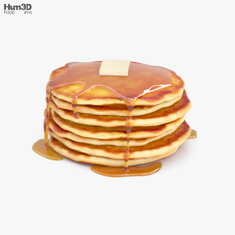 Pancakes 3D model
