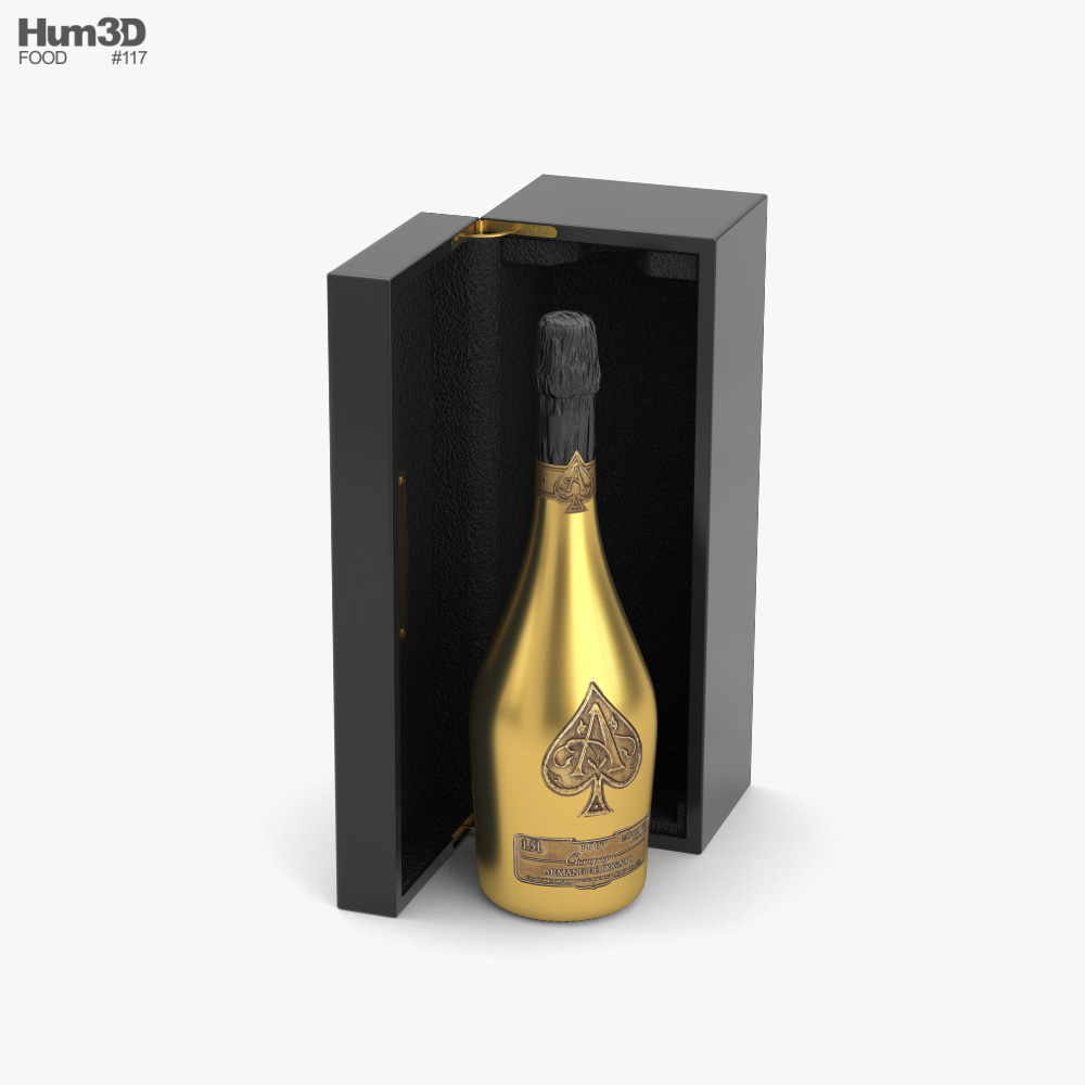Ace of Spades 香槟酒 3D模型