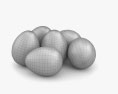 Quail Eggs 3d model
