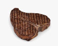 T-Bone Steak gekocht 3D-Modell