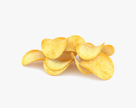Potato Chips 3D model