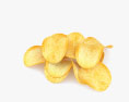 Картофельные чипсы 3D модель