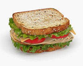 Sandwich 3D model