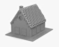 Lebkuchenhaus 3D-Modell