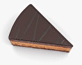 Schokoladenkuchen 3D-Modell