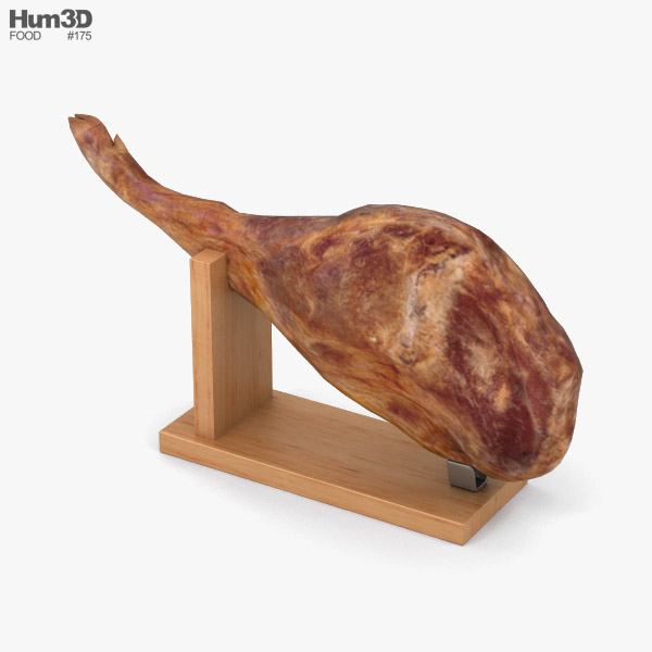 Spanish Ham 3D model